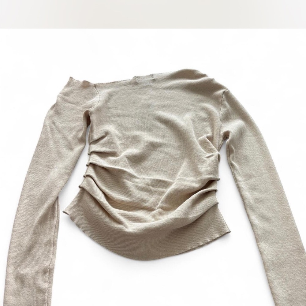Elegant Beige Women's Top